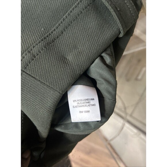 Women’s Worth New York Green Wool Pencil Skirt, Size 4 - Picture 7 of 7